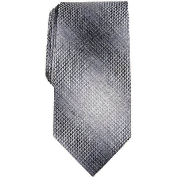 Perry Ellis Men Lendon Mini Plaid Tie - Picture 1 of 1